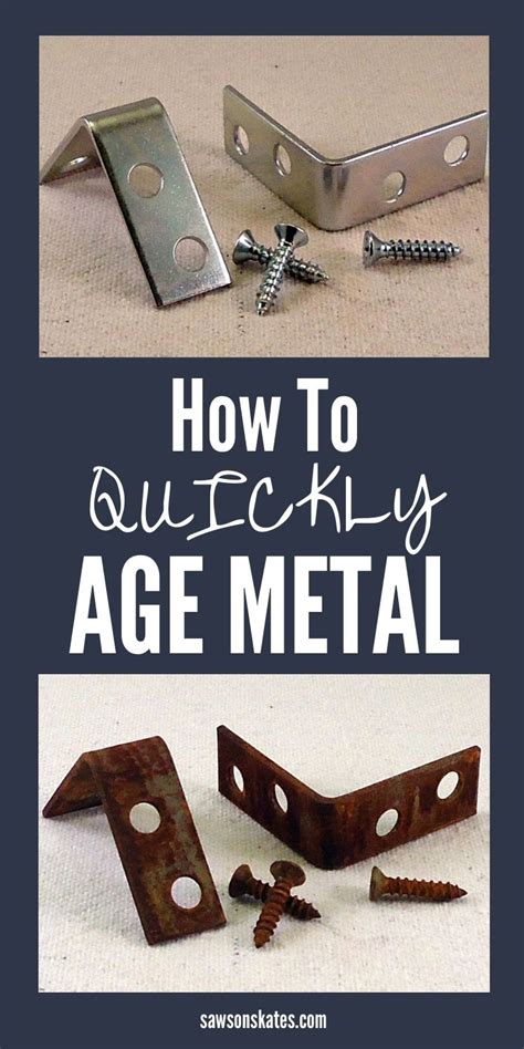 The Easiest Way to Age Metal EVER! 